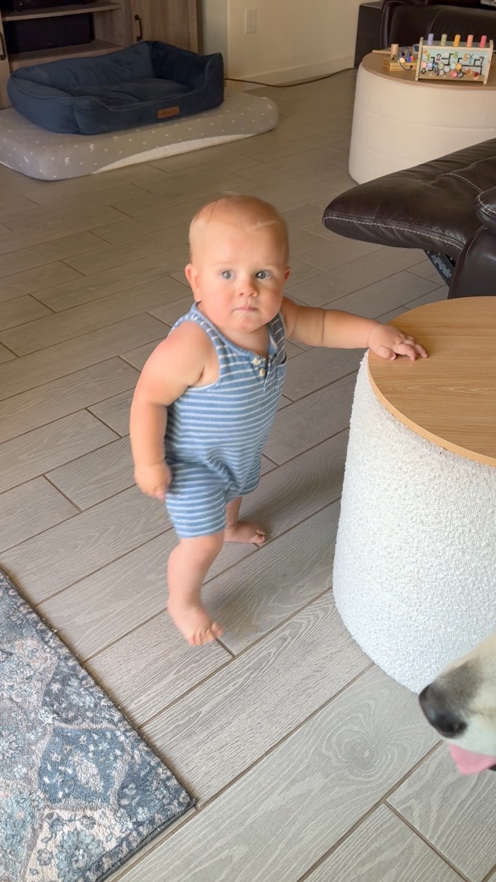 When baby Reece took his time learning to walk I was honestly totally ...