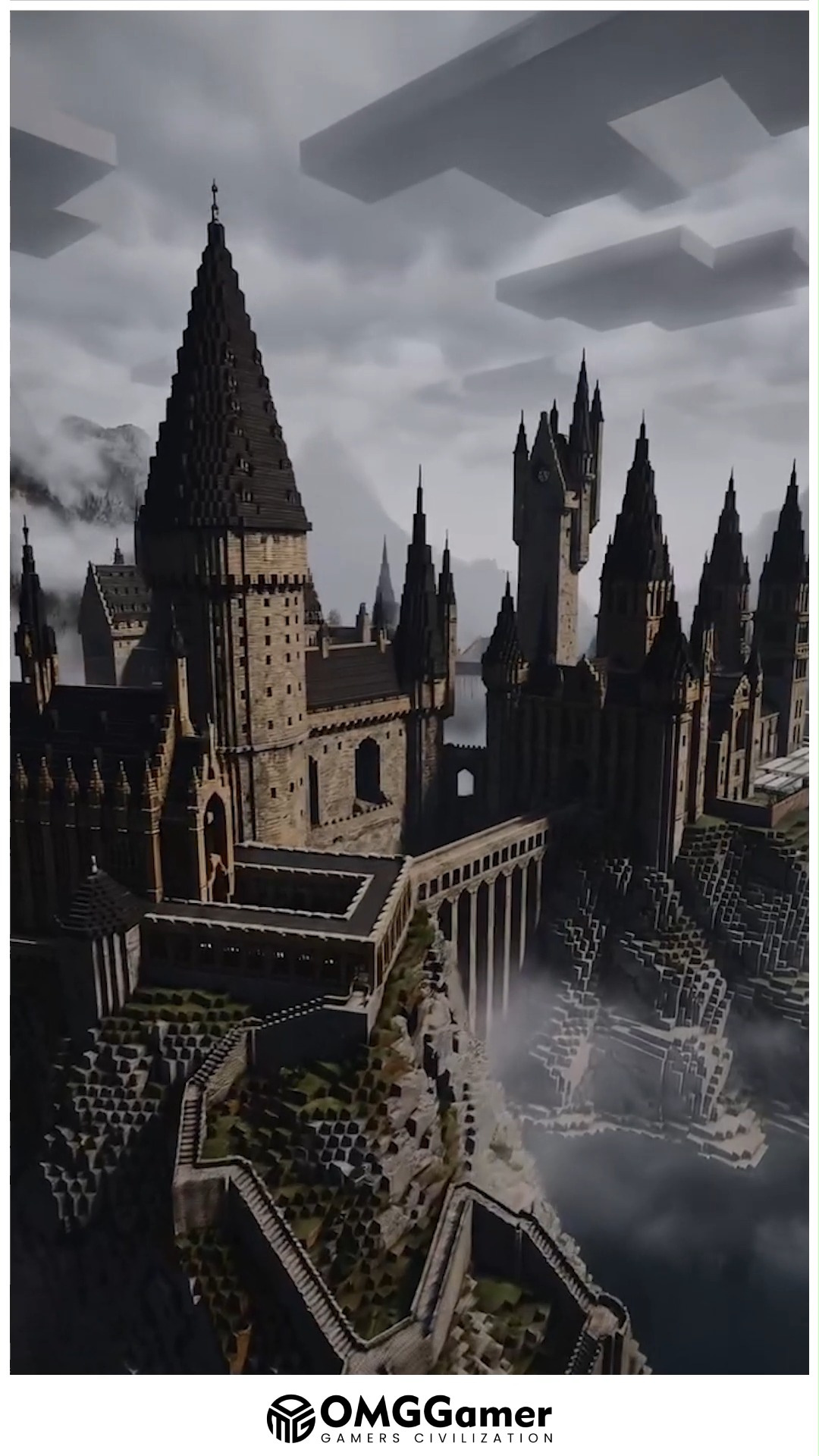 🏰 Minecraft Hogwarts Magical Castle Build Inspired by Harry Potter 🪄🌟 ...