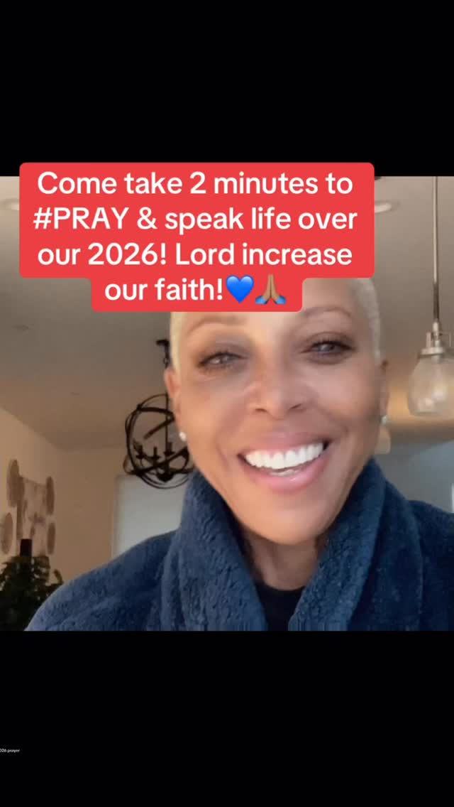 Come take 2 minutes to #PRAY & speak life over our 2026! Lord increase ...