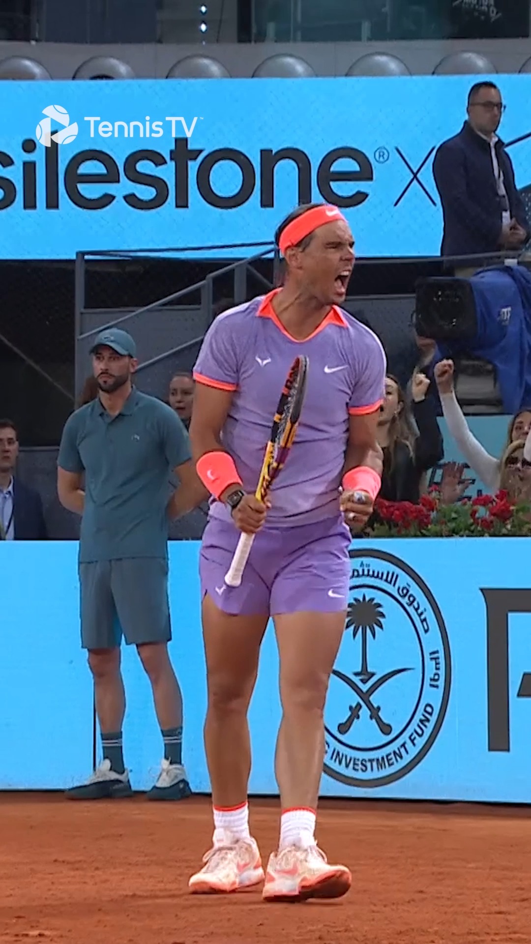 This shot by a 16-year-old Rafael Nadal in 2003 Aix En Provence