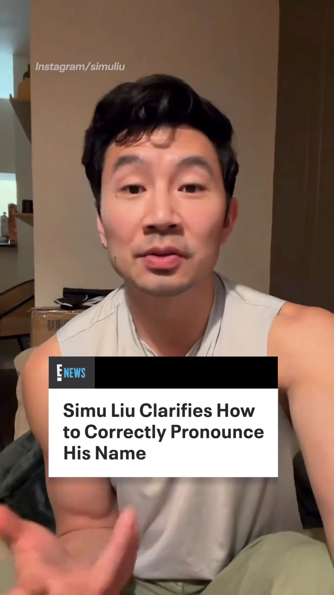 Simu Liu clarifies how to correctly pronounce his last name. (🎥 ...