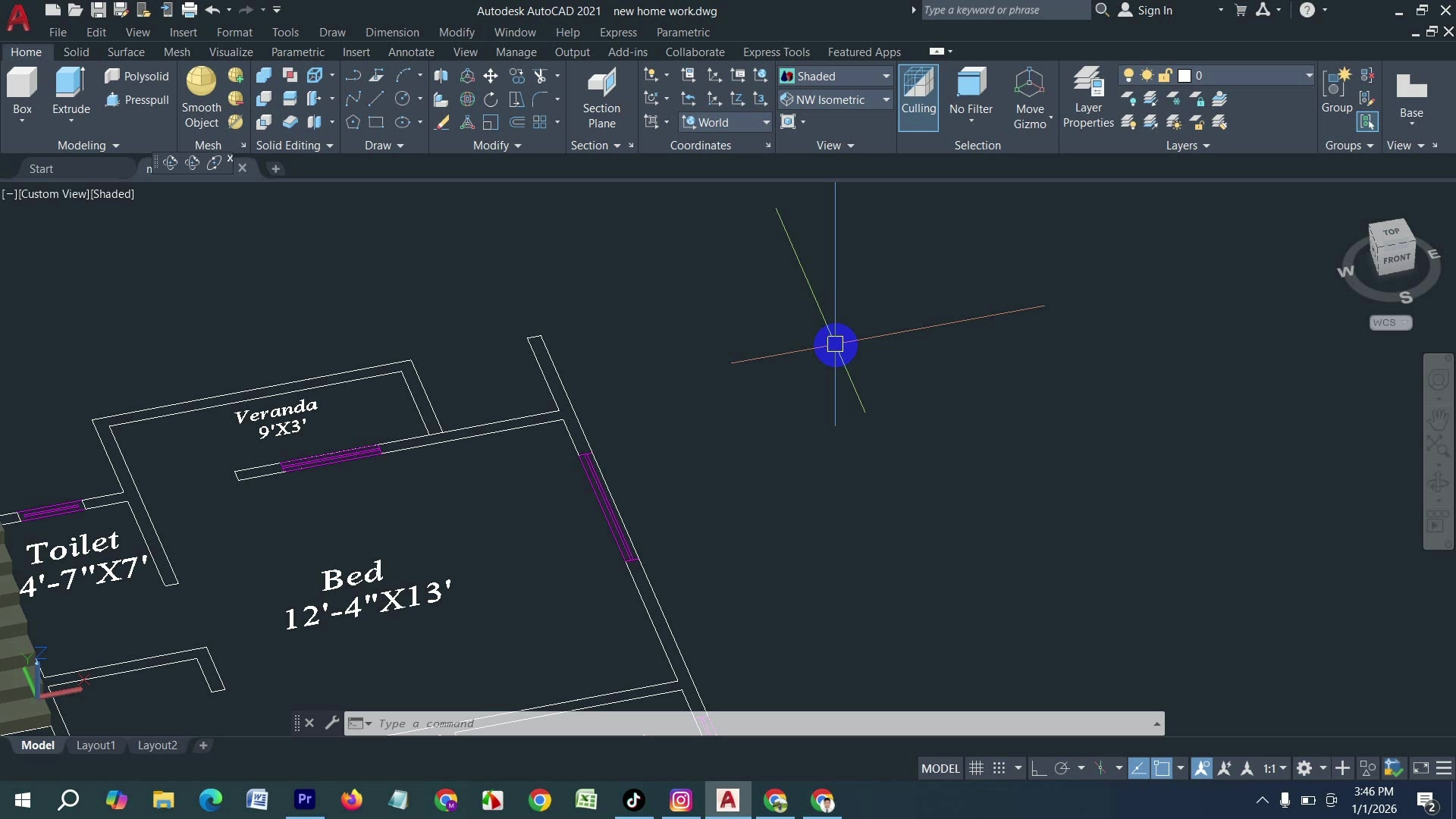 🔥 নতুনদের জন্য AutoCAD 3D কাজ শেখার সহজ উপায় | Soft-Tech Computer ...