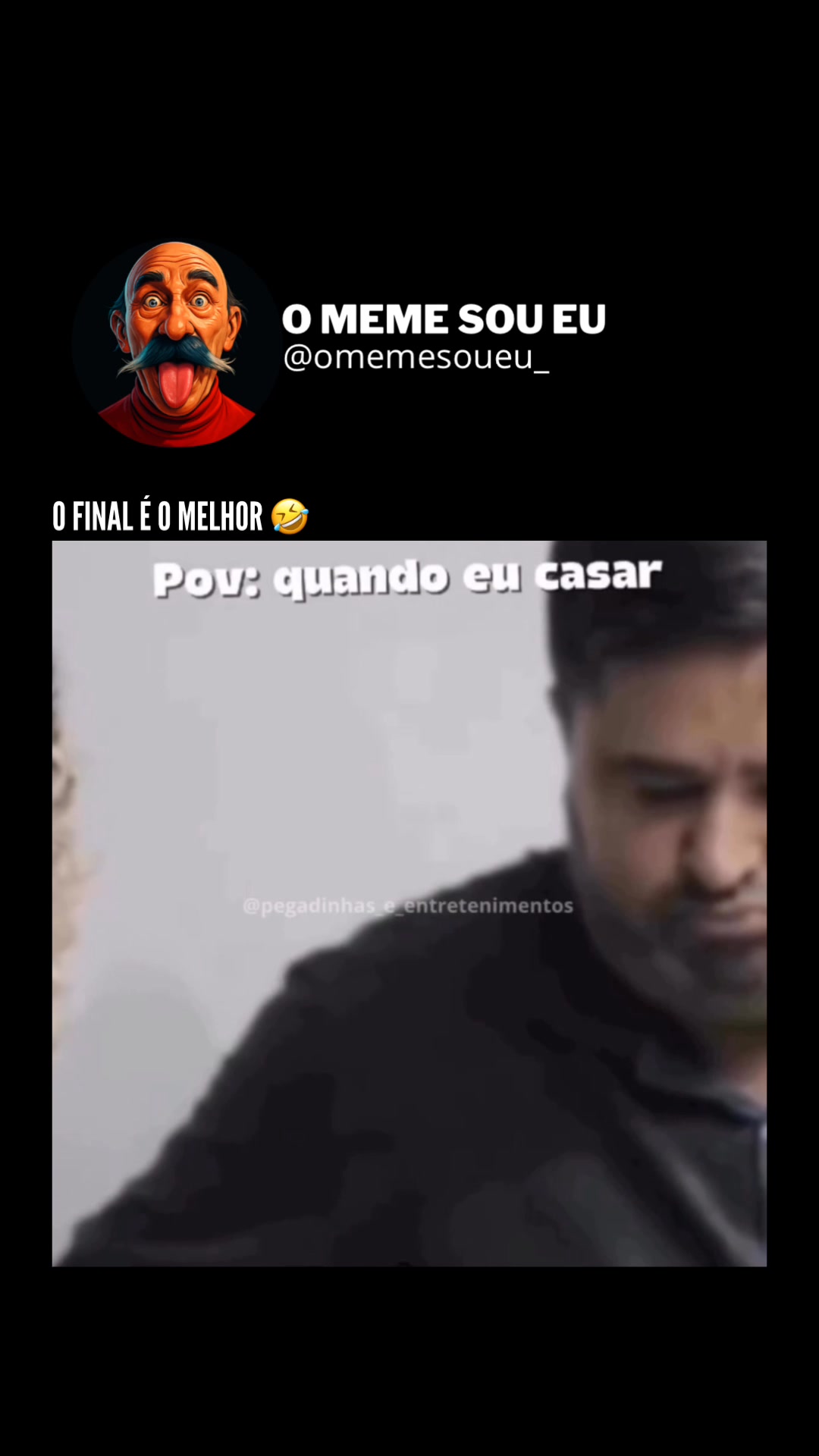 😂 Riu? Então segue o pai dos memes 👉 @omemesoueu_ 📲 Todo dia um novo ...