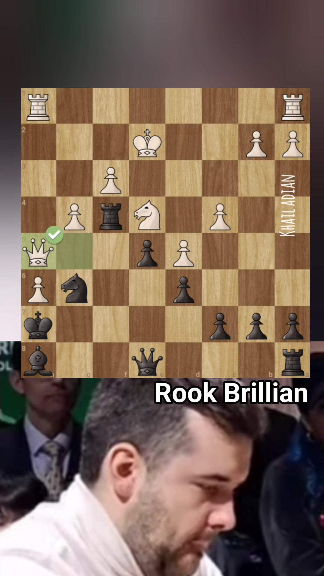 A brilliant rook move. One mistake. The board ignites. The game ends ...