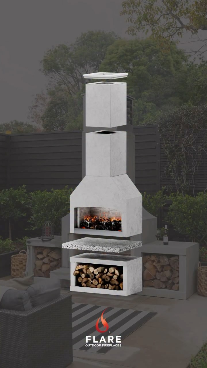 Think an outdoor fireplace has to be one-size-fits-all? Think again…The ...