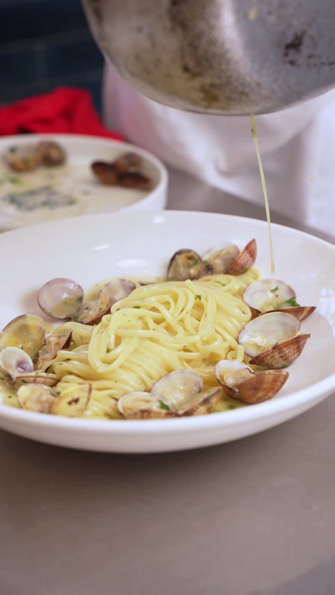 Spaghetti alle Vongole is one of the most beautiful Italian pasta