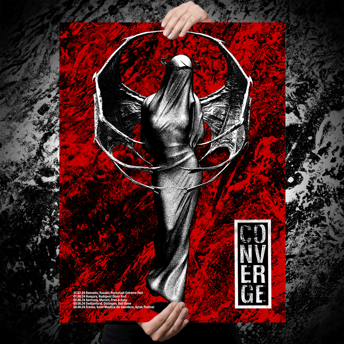 Converge Jane Doe prints for Deathwish Inc. Europe w/ Throatruiner