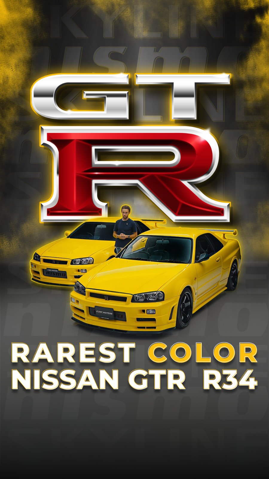 SS34様 The rarest color Nissan GT-R R34 ever made? 💛 Forget Bayside Blue