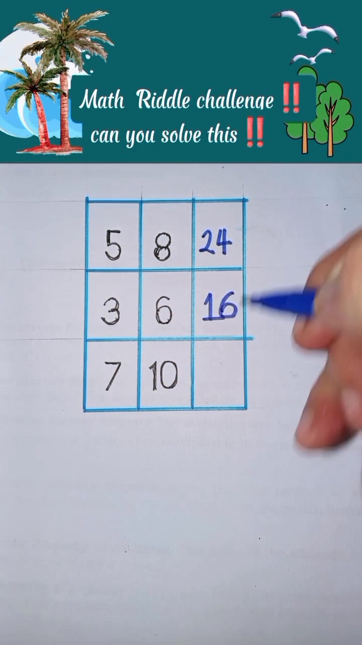 Try to solve this math riddle challenge ! Drop your answer in the ...