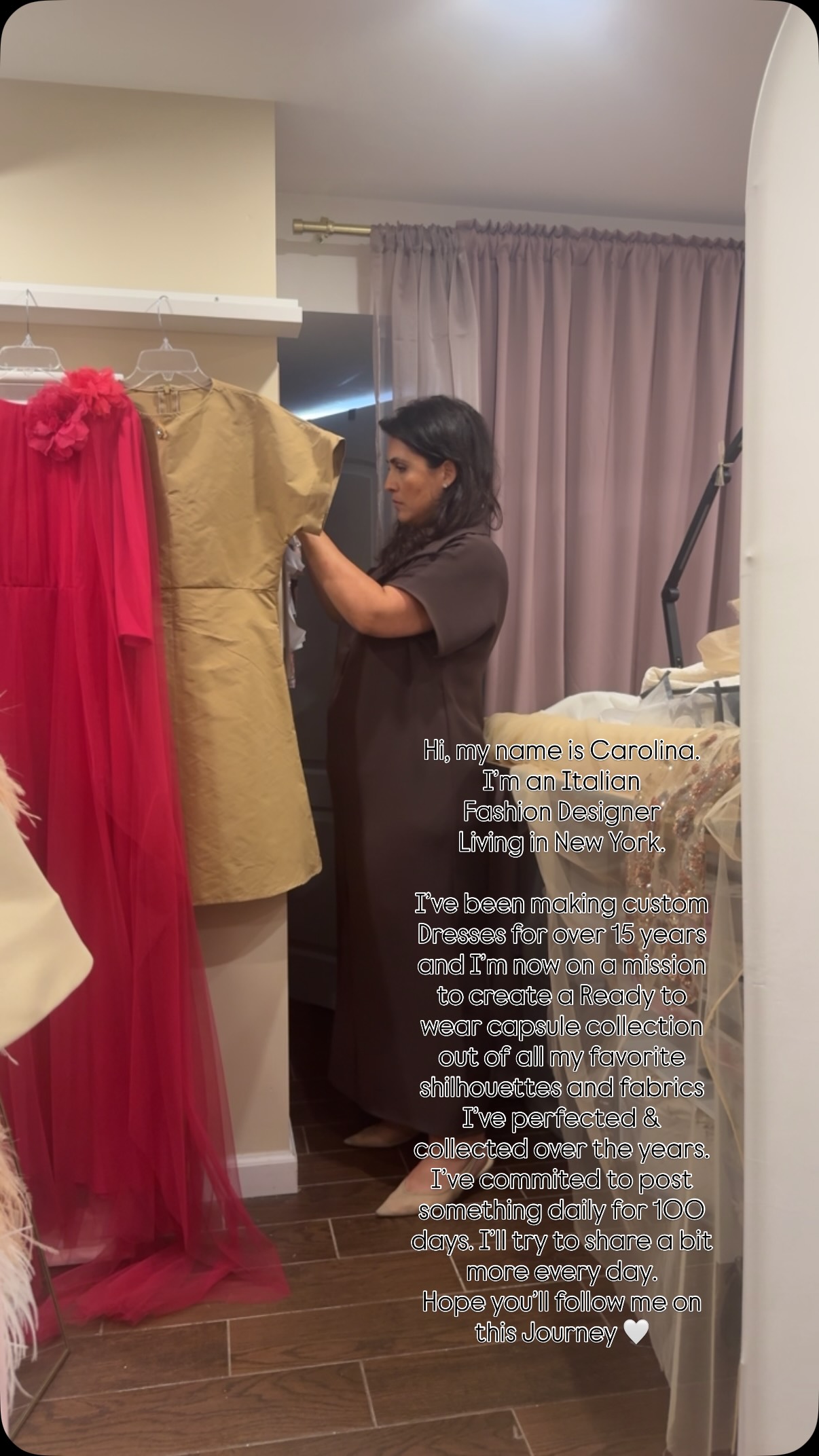 local designer dresses Hi, my name is Carolina., I’m an Italian , Fashion , Living in New York., I’ve been making custom , for over 15 years as #LevCouture ( over 22 otherwise). , I’m now on a mission to Maxi dress Size:Set (Jacket+Pants) - S promo-eligible Beautiful design with oval Do not soak