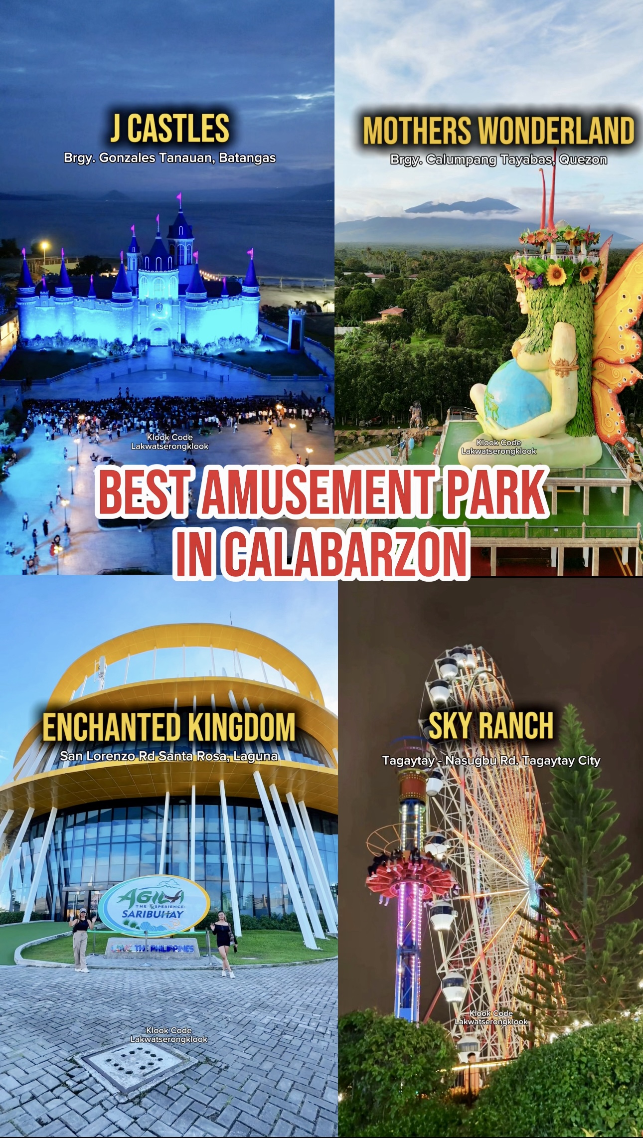 POV: You just explored all the happiest places in Calabarzon.🎠🎢🎡 Your ...
