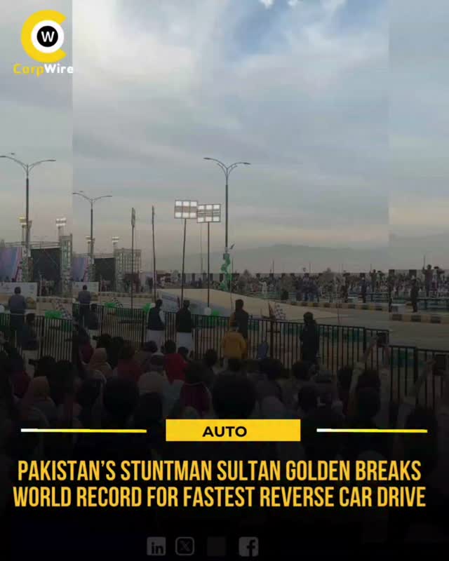 Pakistan’s Stuntman Sultan Golden Breaks World Record for Fastest ...