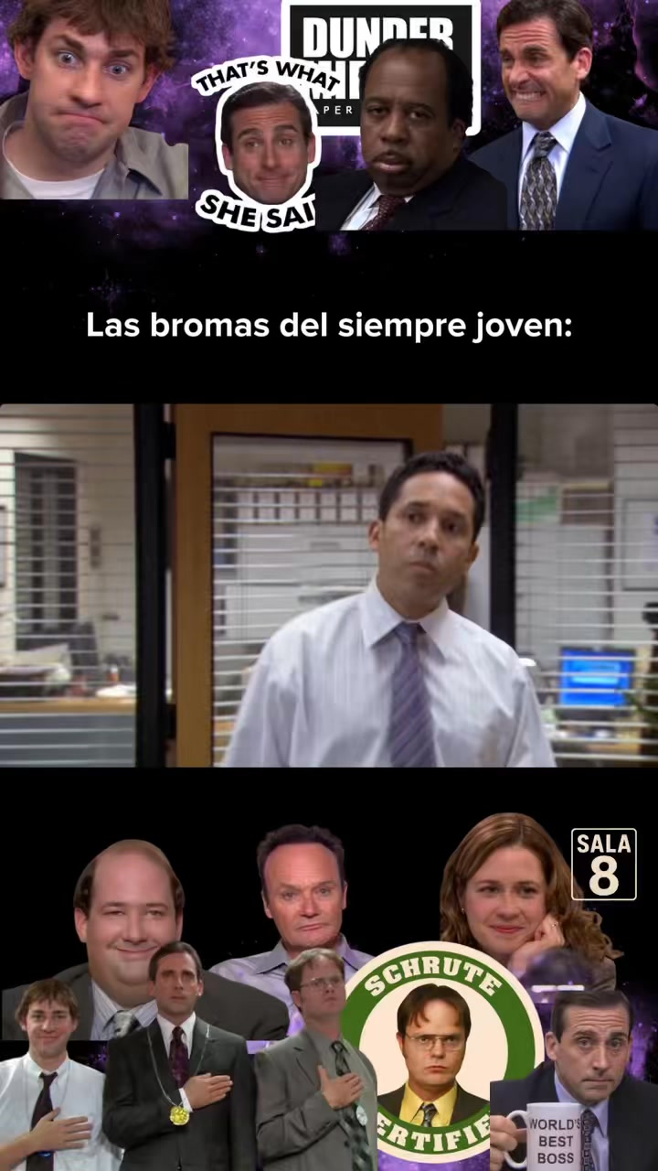 Jajaja ríete viejo repampanos #trabajo #theoffice #comedia #humor😂 # ...