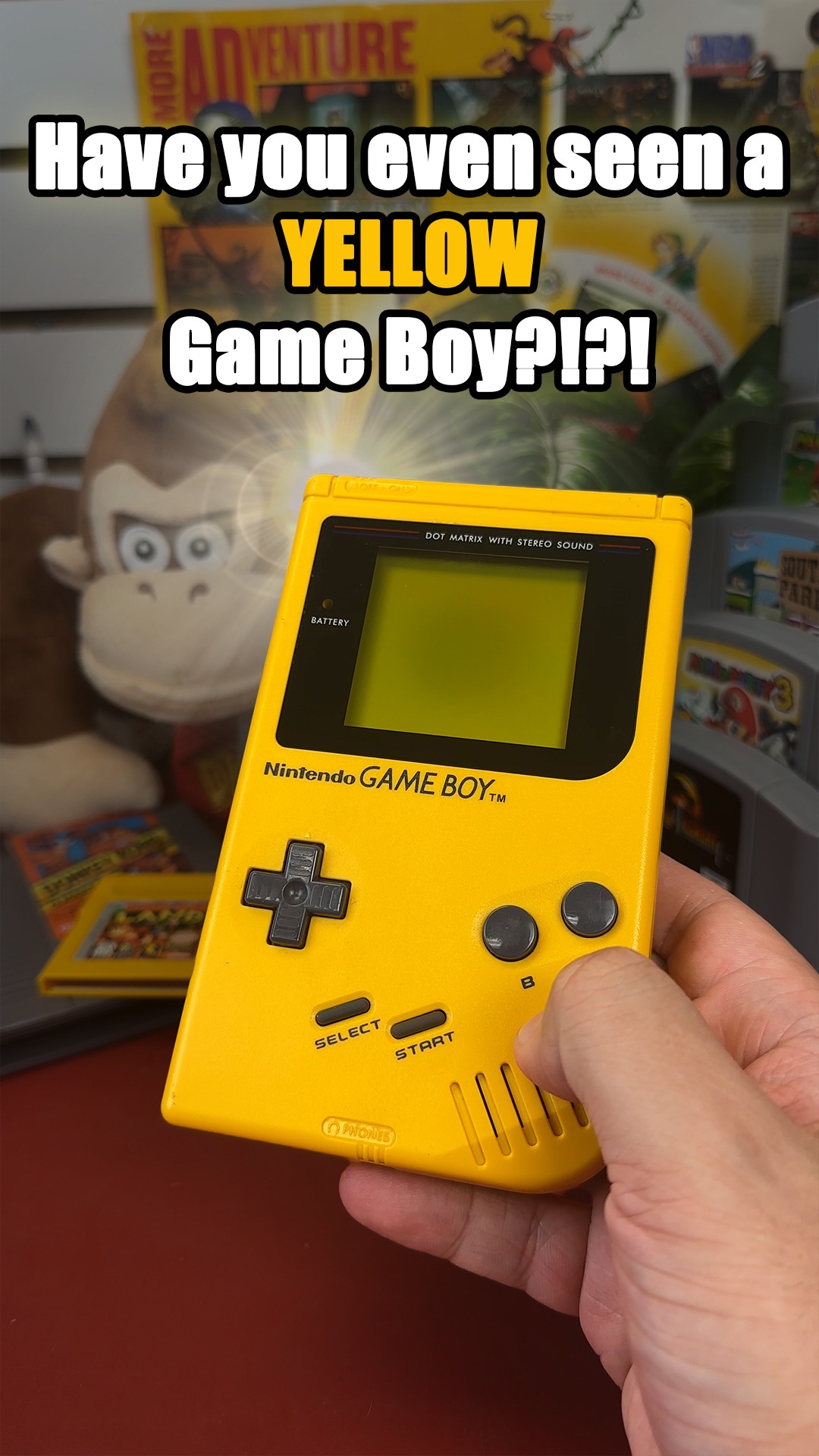What color Game Boy is the coolest?🎨 . . #gameboy #yellow