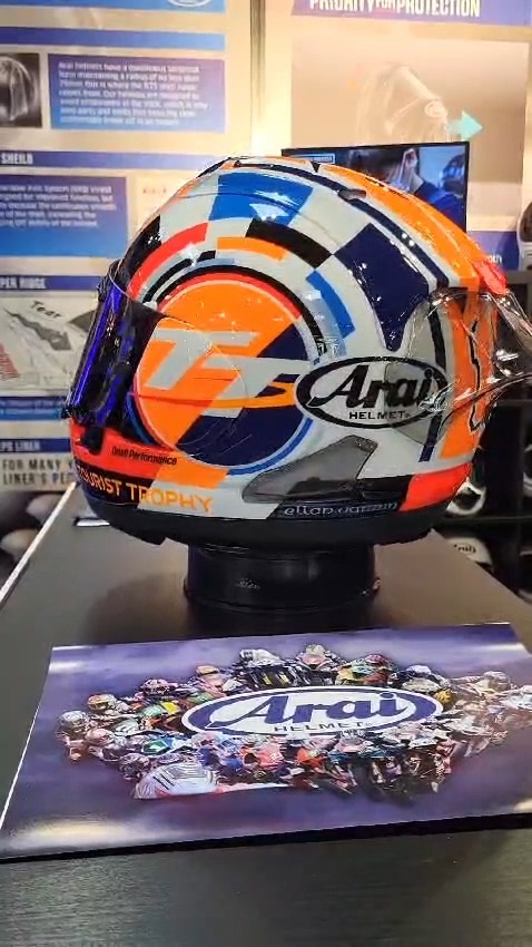 The 2025 Arai RX-7V Isle Of Man TT Limited Edition Helmet Is Now