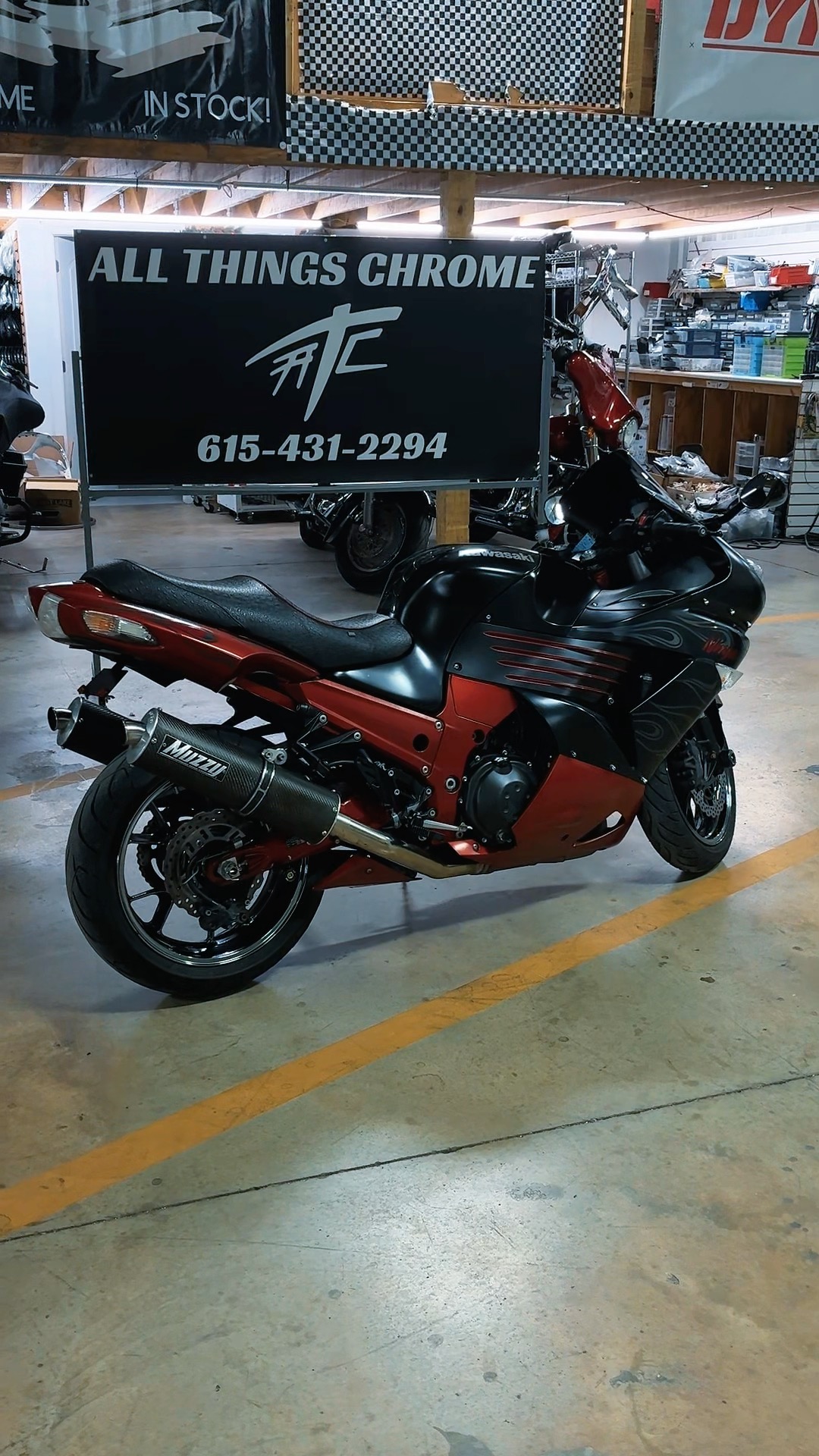 2008 Kawasaki ZX-14 (Preowned) - 19,230 Miles - $6,950 Serviced