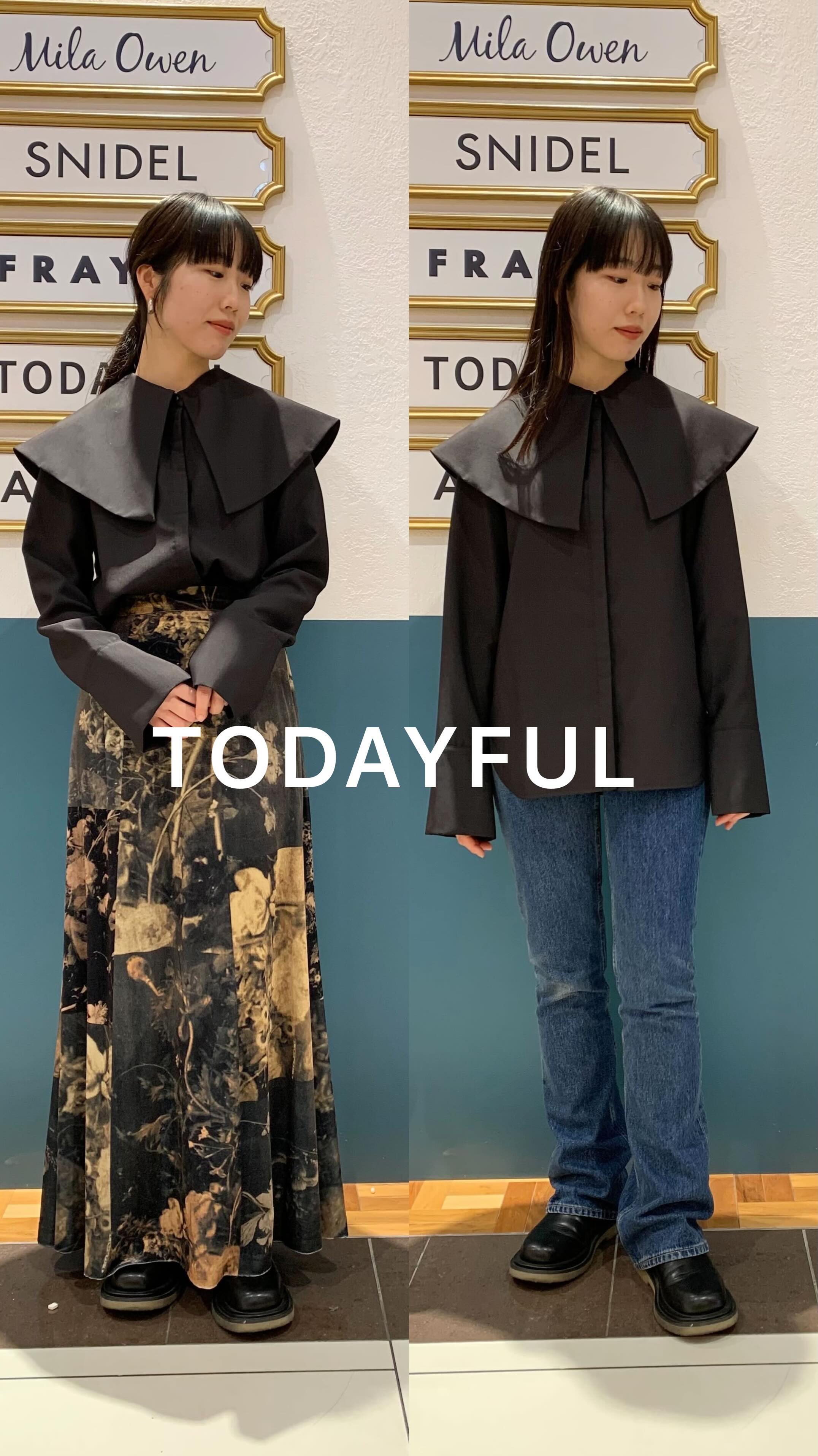 TODAYFUL】 ⚫︎Puritan Collar Blouse 22,000yen ⚫︎Oliver