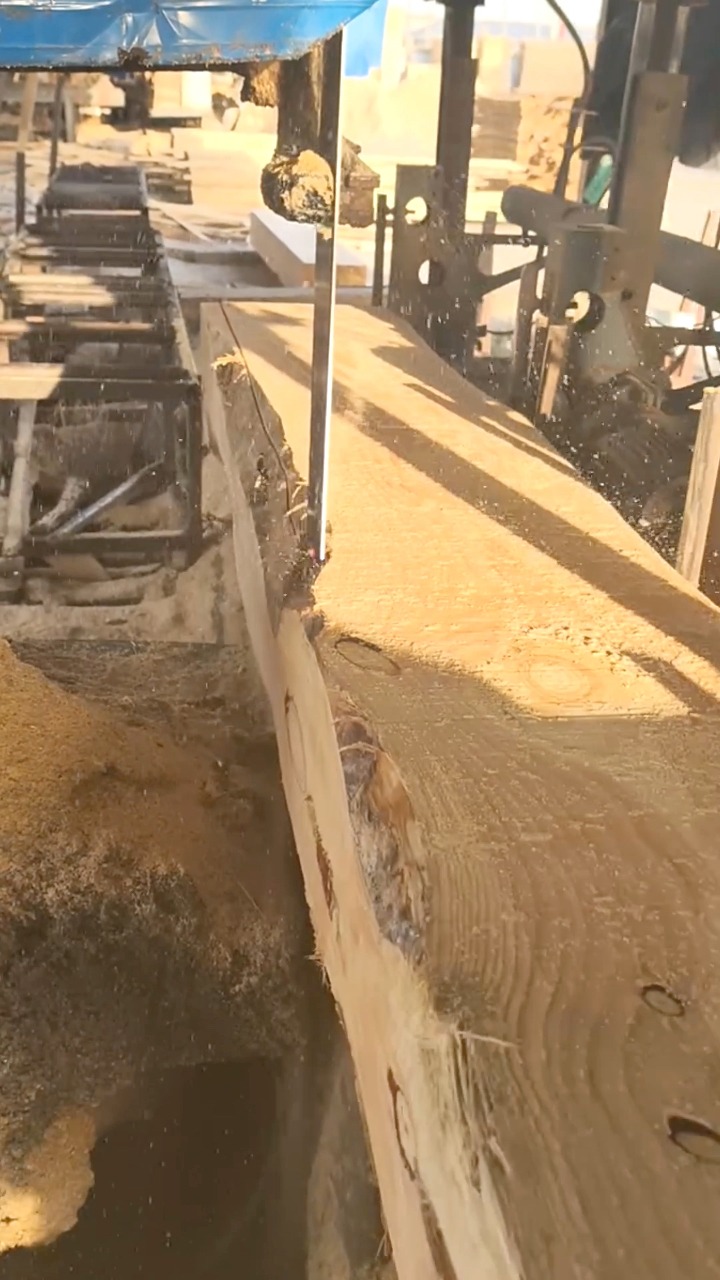 Turning raw timber into solid perfection, one cut at a time 🌲🪚 #sawmill ...