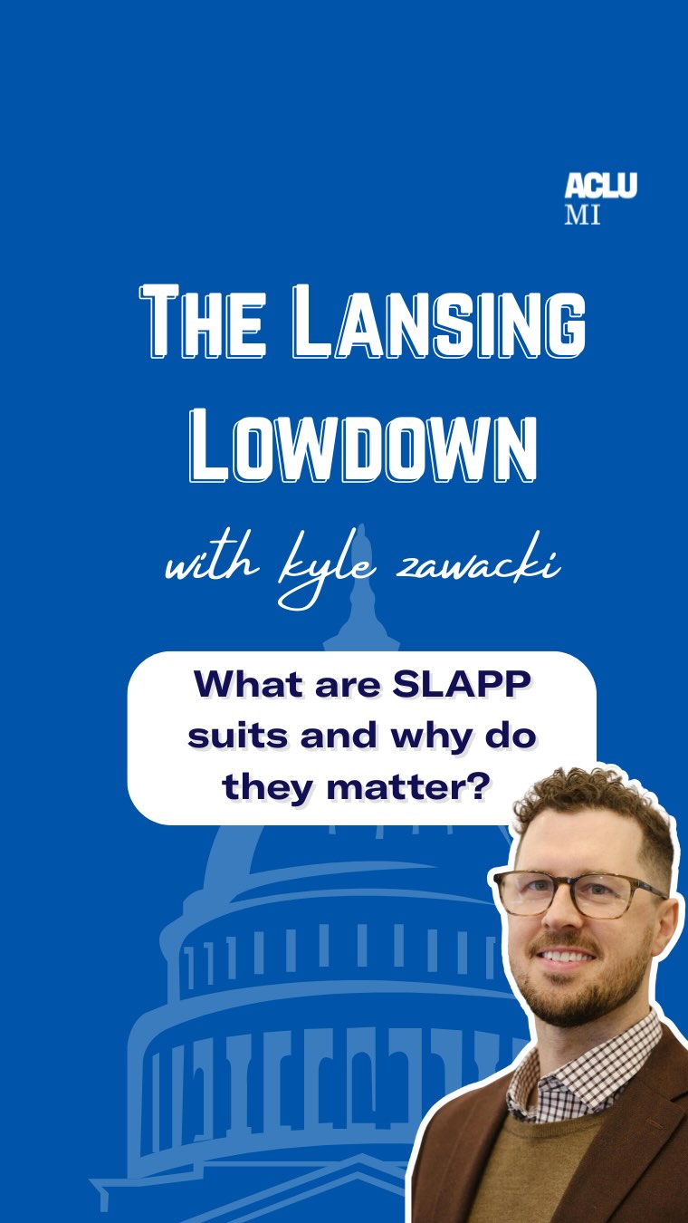SLAPP suits are lawsuits designed to silence people for speaking out ...