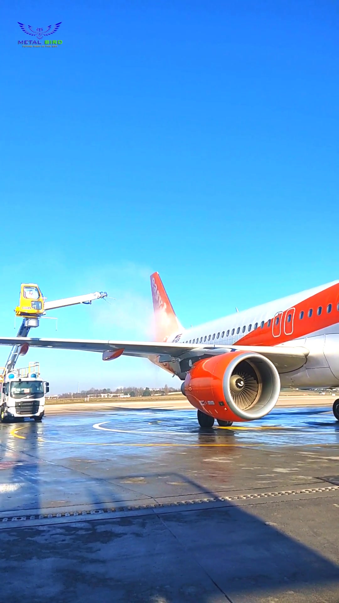 Ever wondered how aircraft are cleaned? ️ Here’s a satisfying view of ...