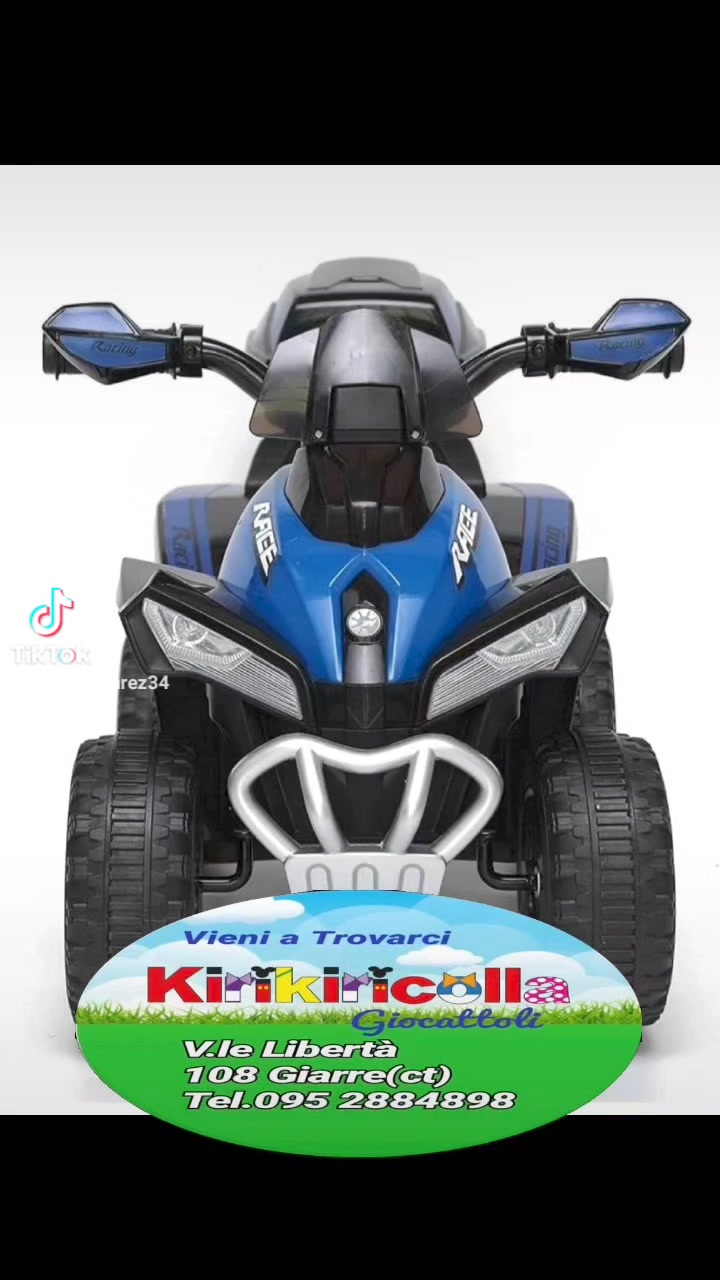 Quad Elettrico Per Bambini 6V - Con Luci E Suoni, Velocità Controllata | Giocattolo Cavalcabile Per Bimbi 18-36 Mesi