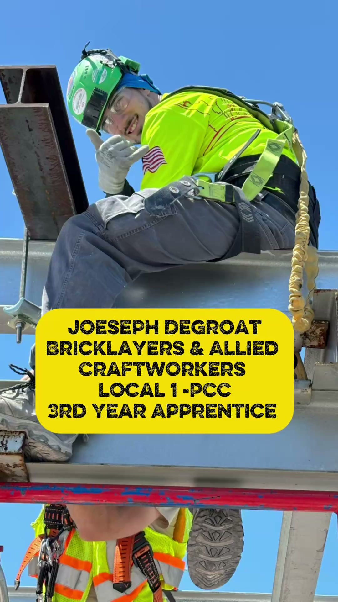 Joseph DeGroat, a PCC Apprentice with Bricklayers & Allied Craftworkers ...
