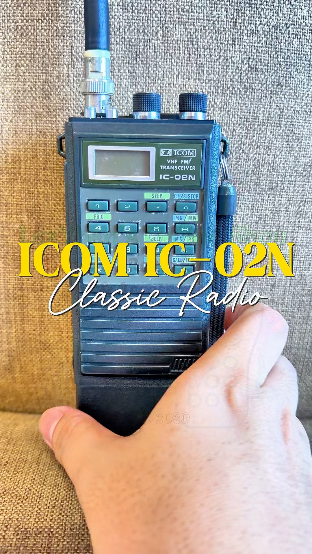🔴The 𝐈𝐂𝐎𝐌 𝐈𝐂-𝟎𝟐𝐍 is a classic, rugged VHF FM handheld