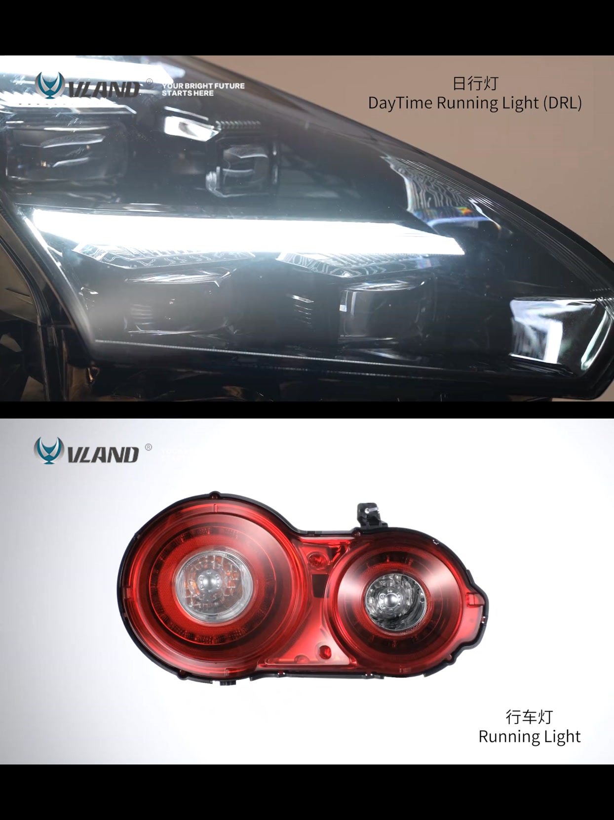 VLAND LED Headlights For 2014-2022 Jeep Grand Cherokee (WK2) - VLAND