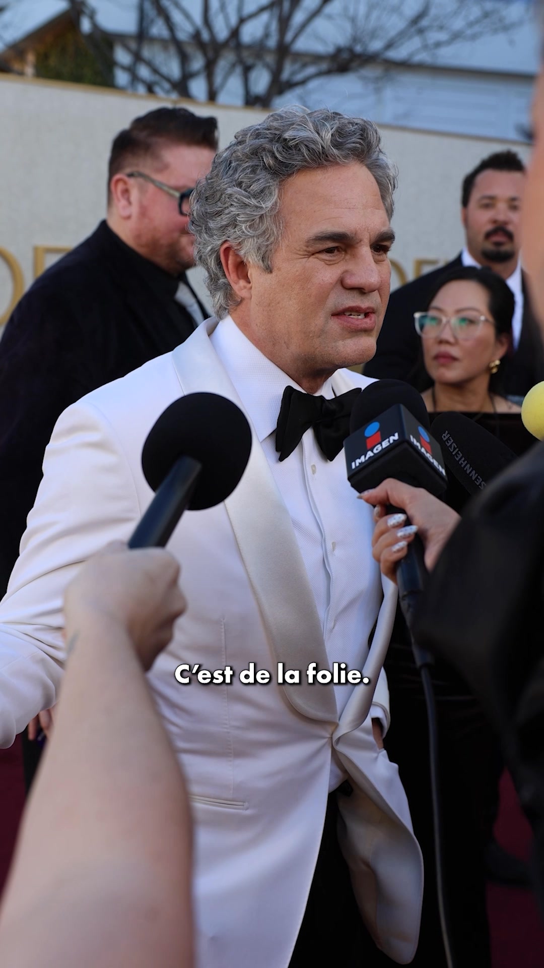 La colère de Mark Ruffalo sur le tapis rouge des Golden Globes ...