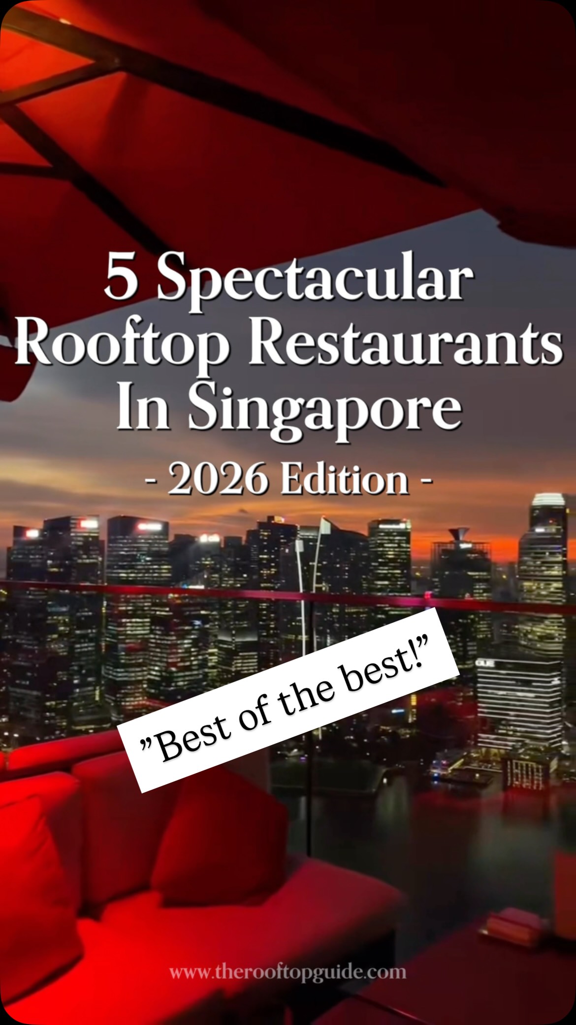 5 rooftop restaurants in Singapore you NEED to try in 2026 😮‍🔥🌇 These ...