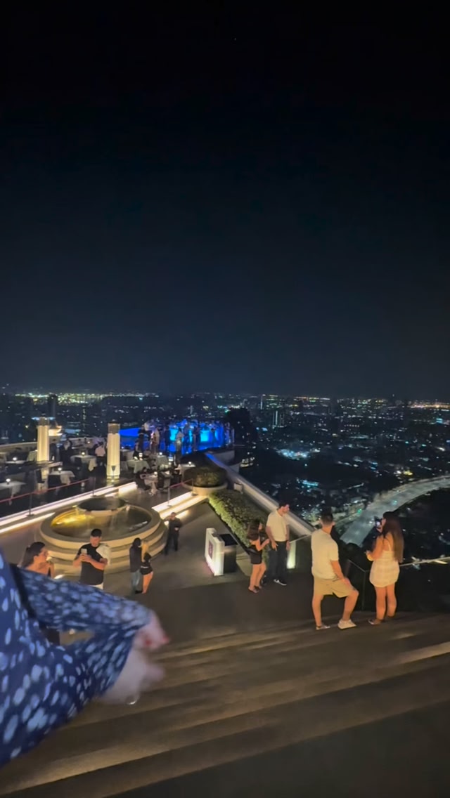Lebua Sky Bar in Bangkok Thailand then and now