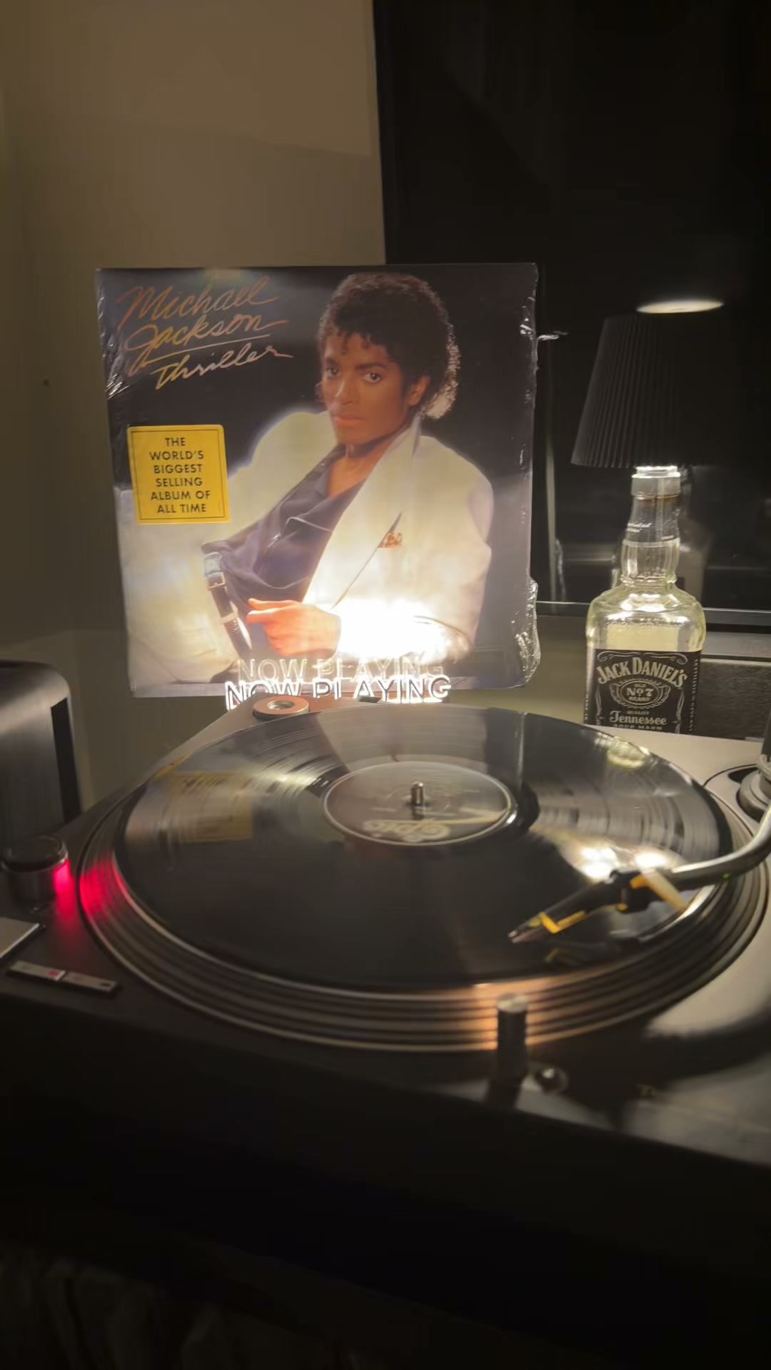 Michael Jackson 24kt gold-plated record collectible