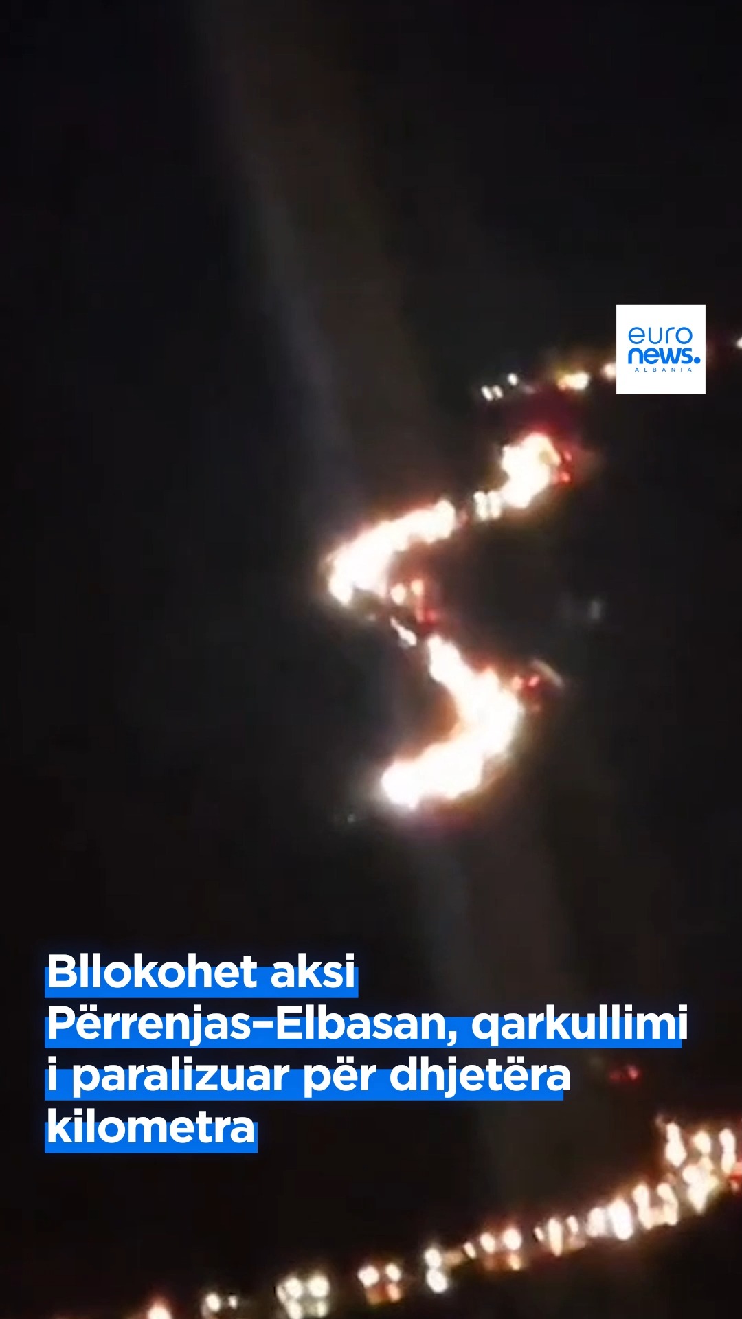 Bllokohet aksi Përrenjas–Elbasan, qarkullimi i paralizuar për dhjetëra ...