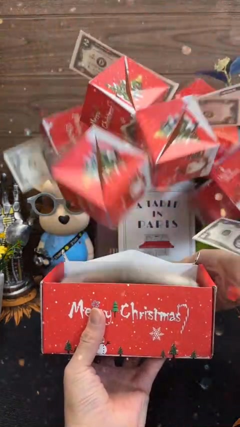 This money explosion box is the ultimate Christmas surprise. Load it ...