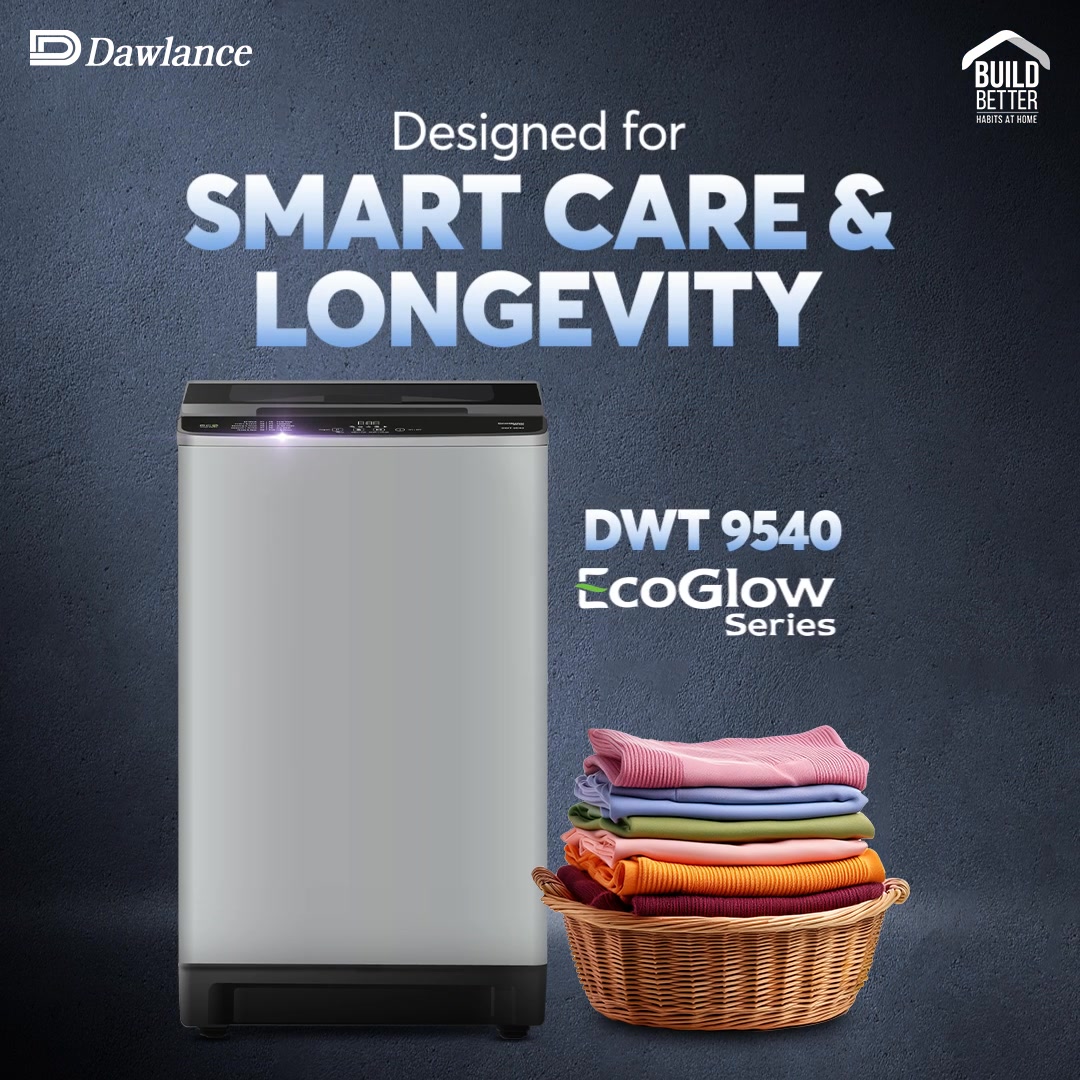 Presenting the DWT 9540 EcoGlow Series Washing Machine! Upgrade your ...