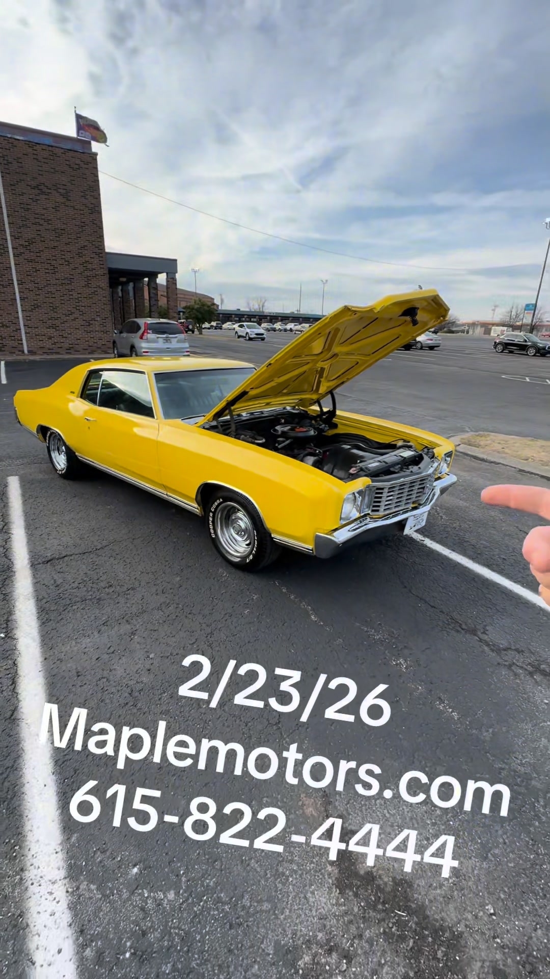 1972 Monte Carlo TEST DRIVE $17,900 #3396 Maplemotors.com Matching ...