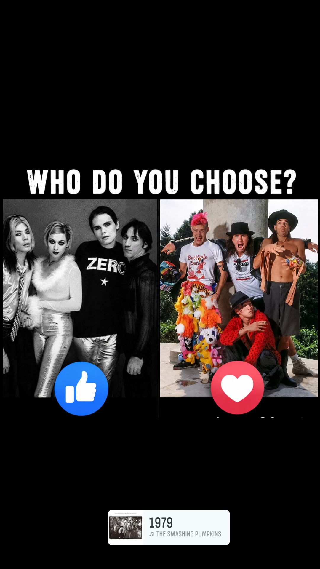 Smashing Pumpkins vs Red Hot Chili Peppers #rhcp #smashingpumpkins