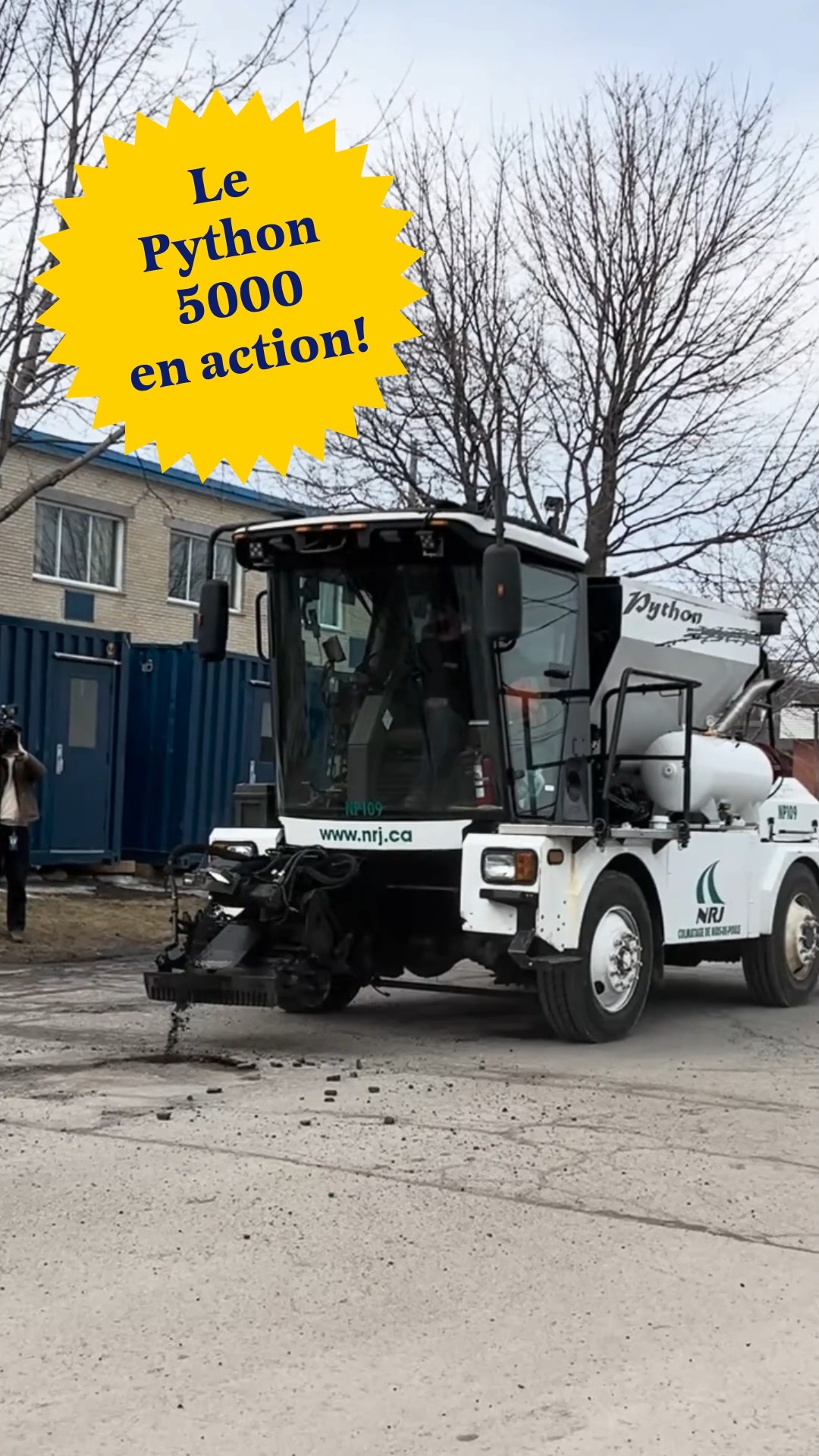 Voici la Python 5000, une colmateuse automatisée qui permet des ...