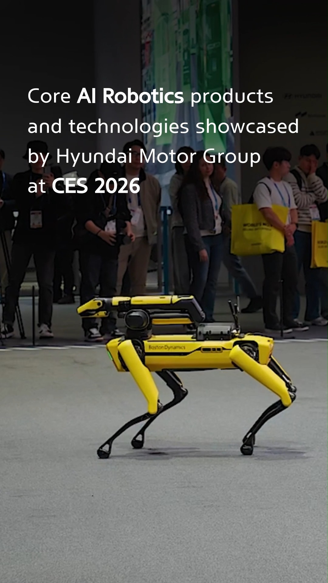 At CES 2026, Hyundai Motor Group presents core AI robotics products and ...