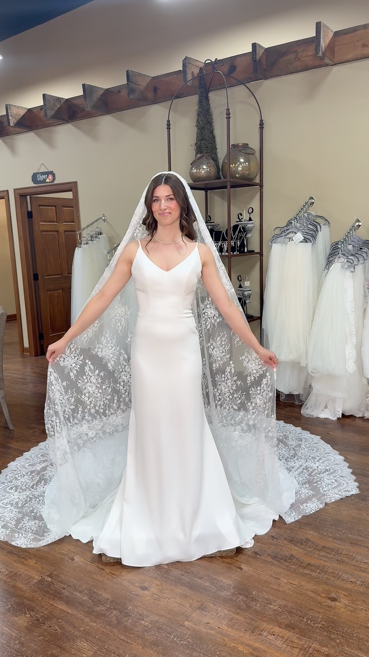 Sometimes the dress is just the beginning… ✨, A simple gown + the right veil = a completely different look. From soft and romantic to dramatic and statement-making, the veil is the perfect way to add 