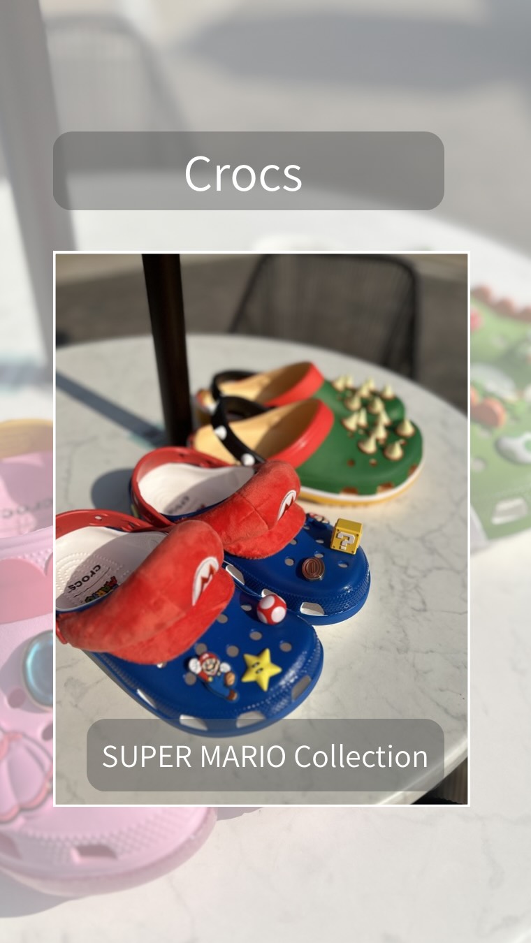 🍄 Crocsより スーパーマリオ™️ コレクション入荷のお知らせ😍 世界中