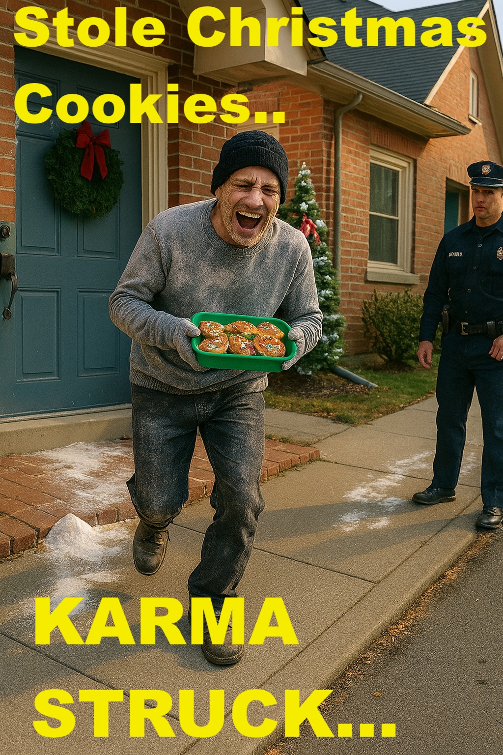  He thought no one would notice. He was wrong. A real Christmas cookie 