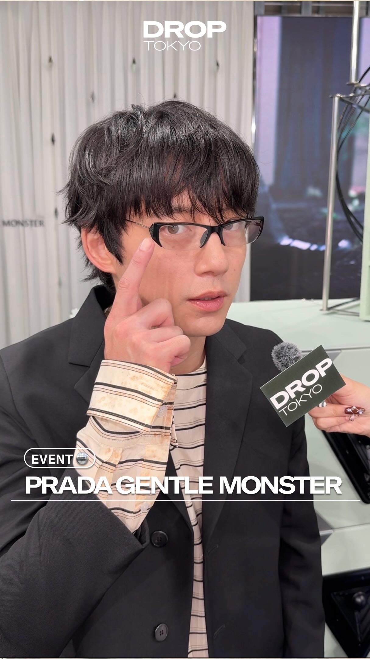 PRADAとGentle Monsterのコラボ…！😎✨ 発売を記念して、Gentle