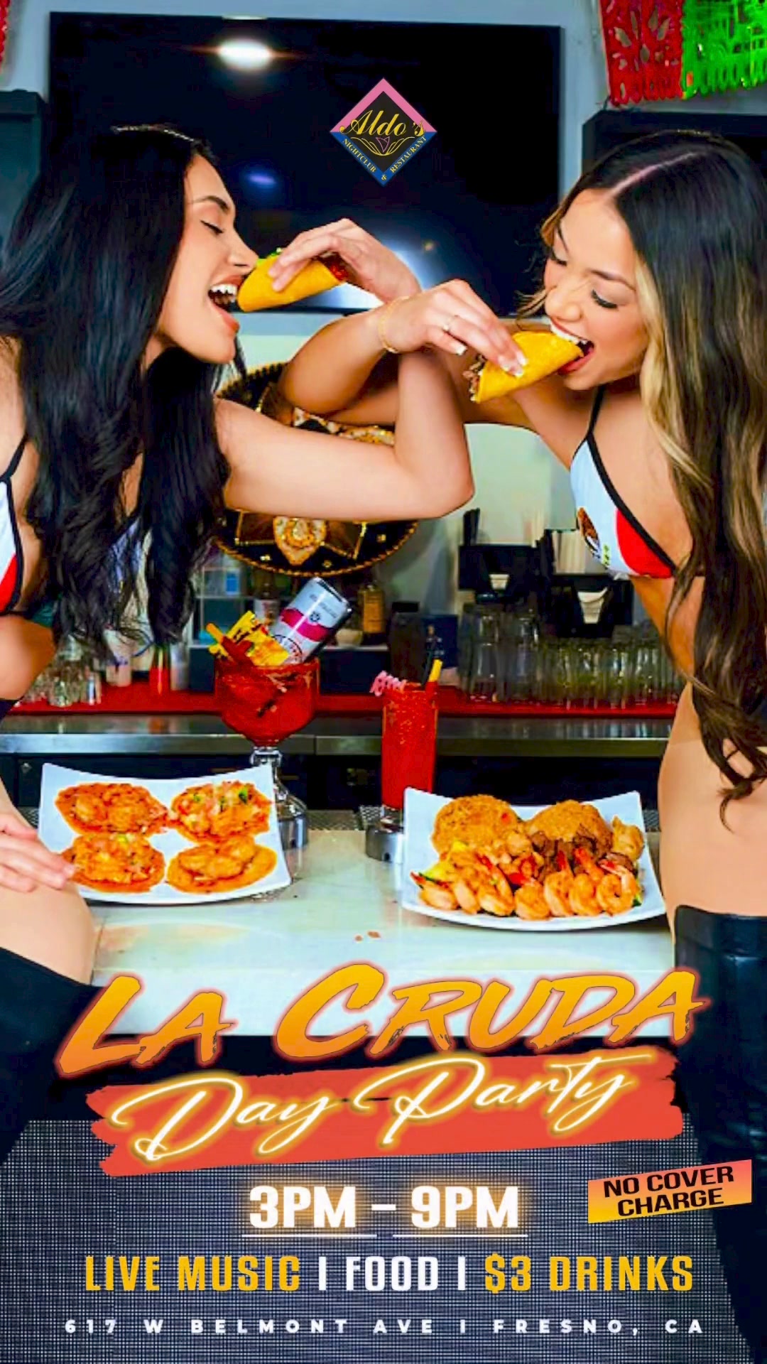aldos night club dress code Sunday Day Party @ Aldo's 🚨 3p.m.- 9p.m. 🔥 Live Music - Food - $3 Drinks 🚨 Get out of the Heat 🔥 Come to La Cruda Day Party - No Cover 🚨 617 West Belmont - Frenso | Aldo's good rules for clubs Ruched gathered cotton-blend midi stylegroup_adara-ruched-slip-on-dress-sandals Size:4/XL
