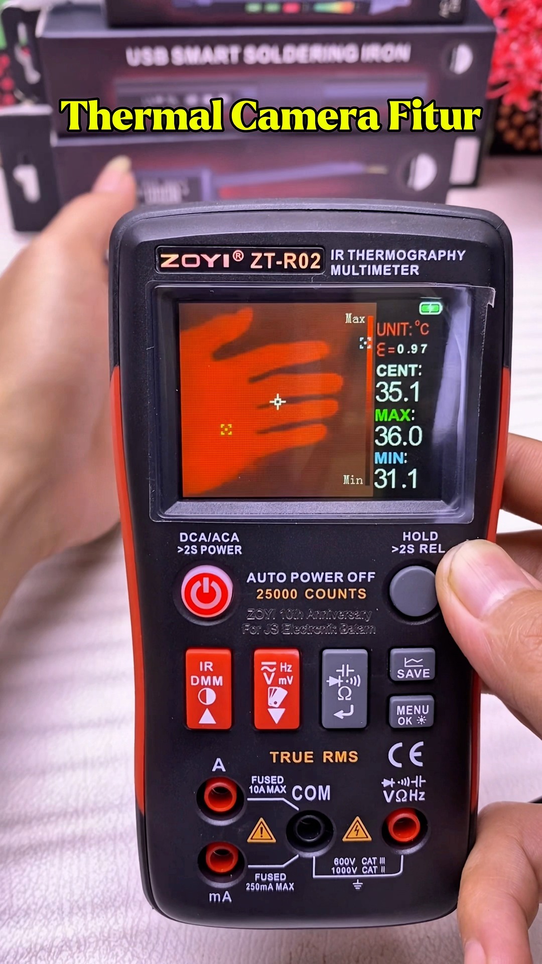 hi-yan⭐︎ Wow,this multifunctional measuring tool from ZOYI ZT-R02 is