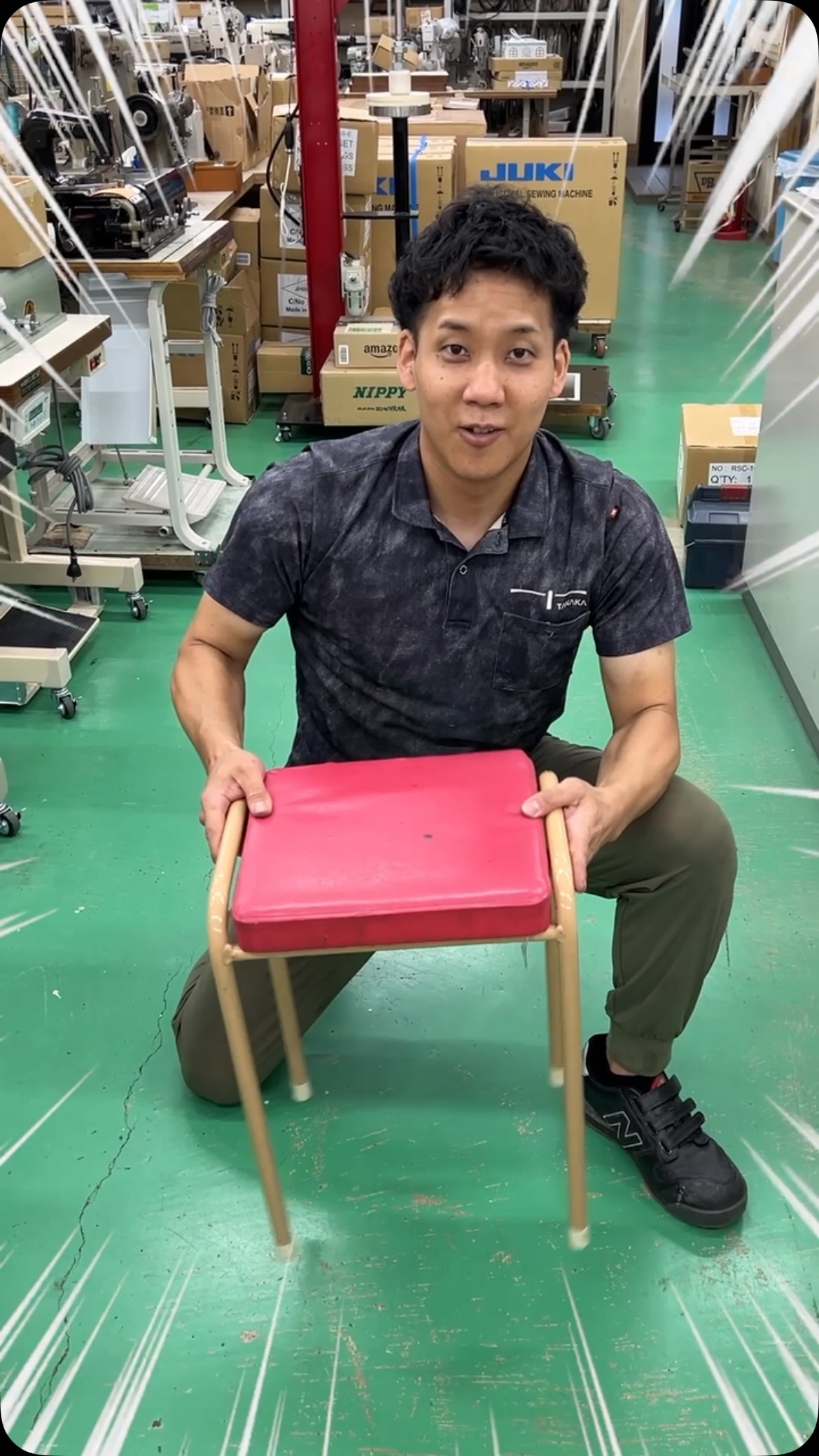 ミシン椅子が製造中止になりました‼️】 田中ミシンでは代替え品の