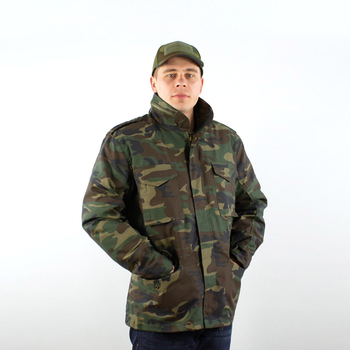 Classic Surplus M65 Regiment Jacket features water-repellent outer 