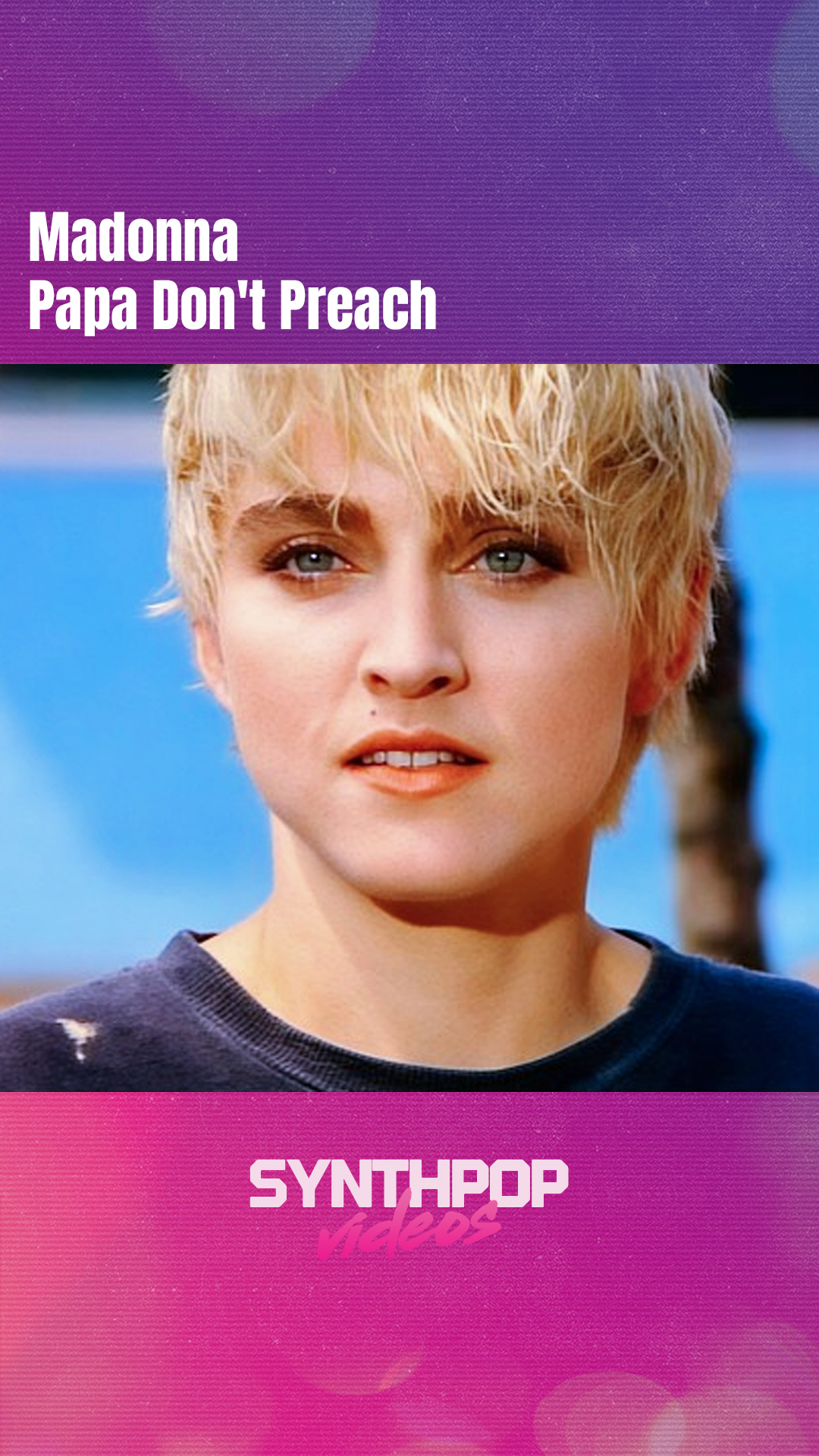 マドンナ　Papa Don't Preach　Disconet 12”　プリンス Madonna - Papa Don't Preach | Synthpop videos