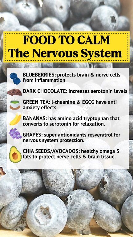 food to calm the nervous system #reels #wellness #WellnessJourney # ...