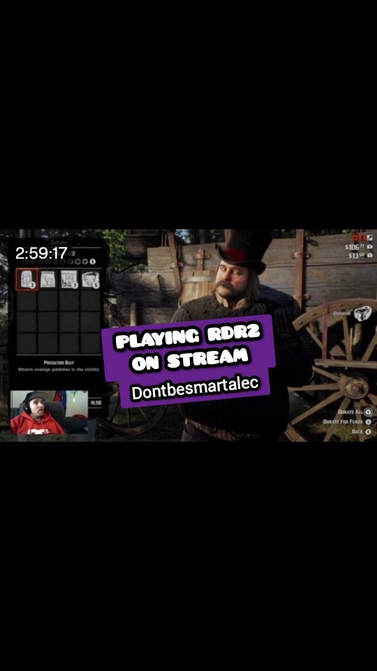 Come check out RDR2 on stream Tuesday through Thursday. Then ...
